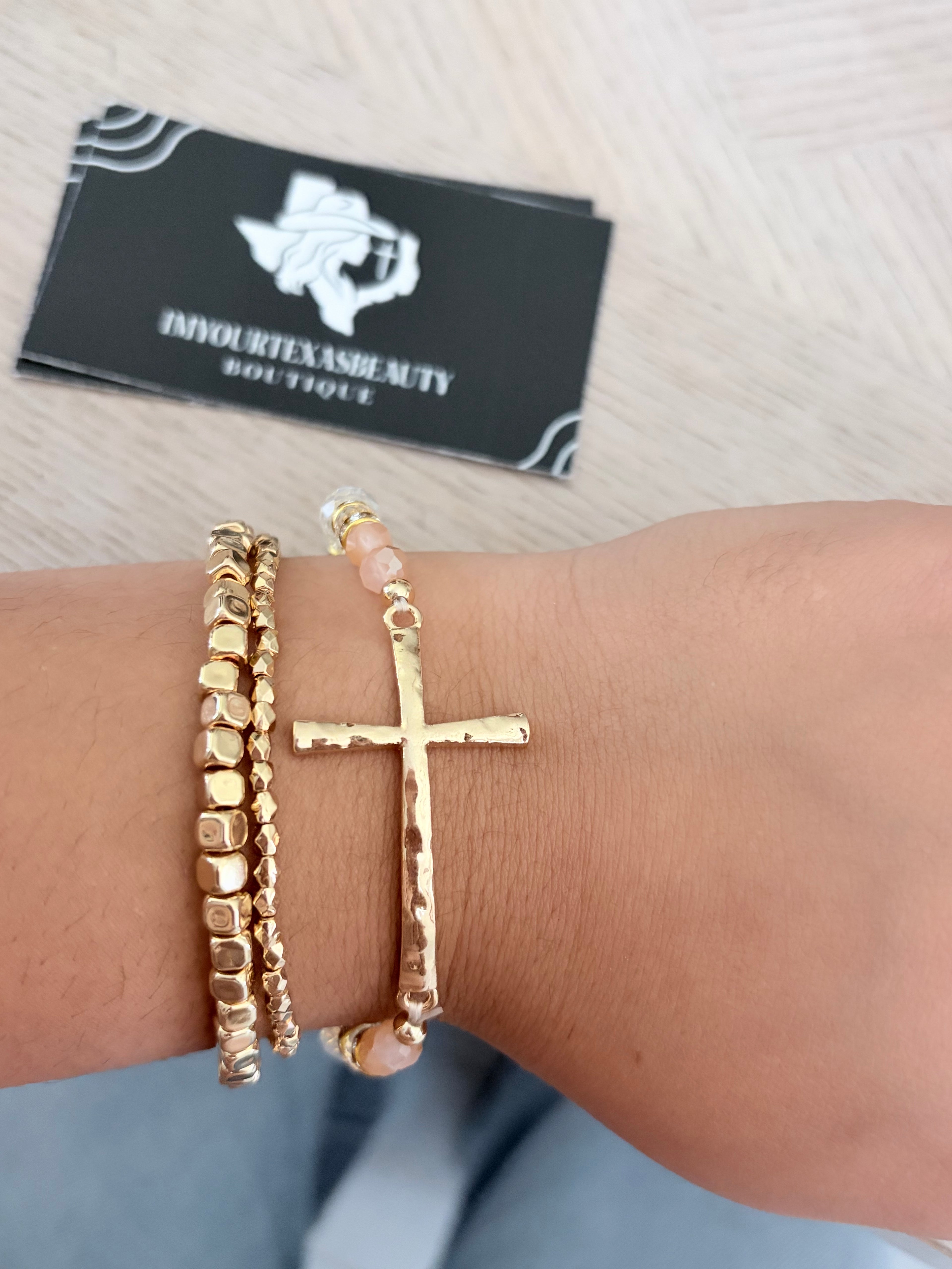 Cross Bracelet Set