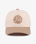 Jesus Saves Ash Mocha Hat