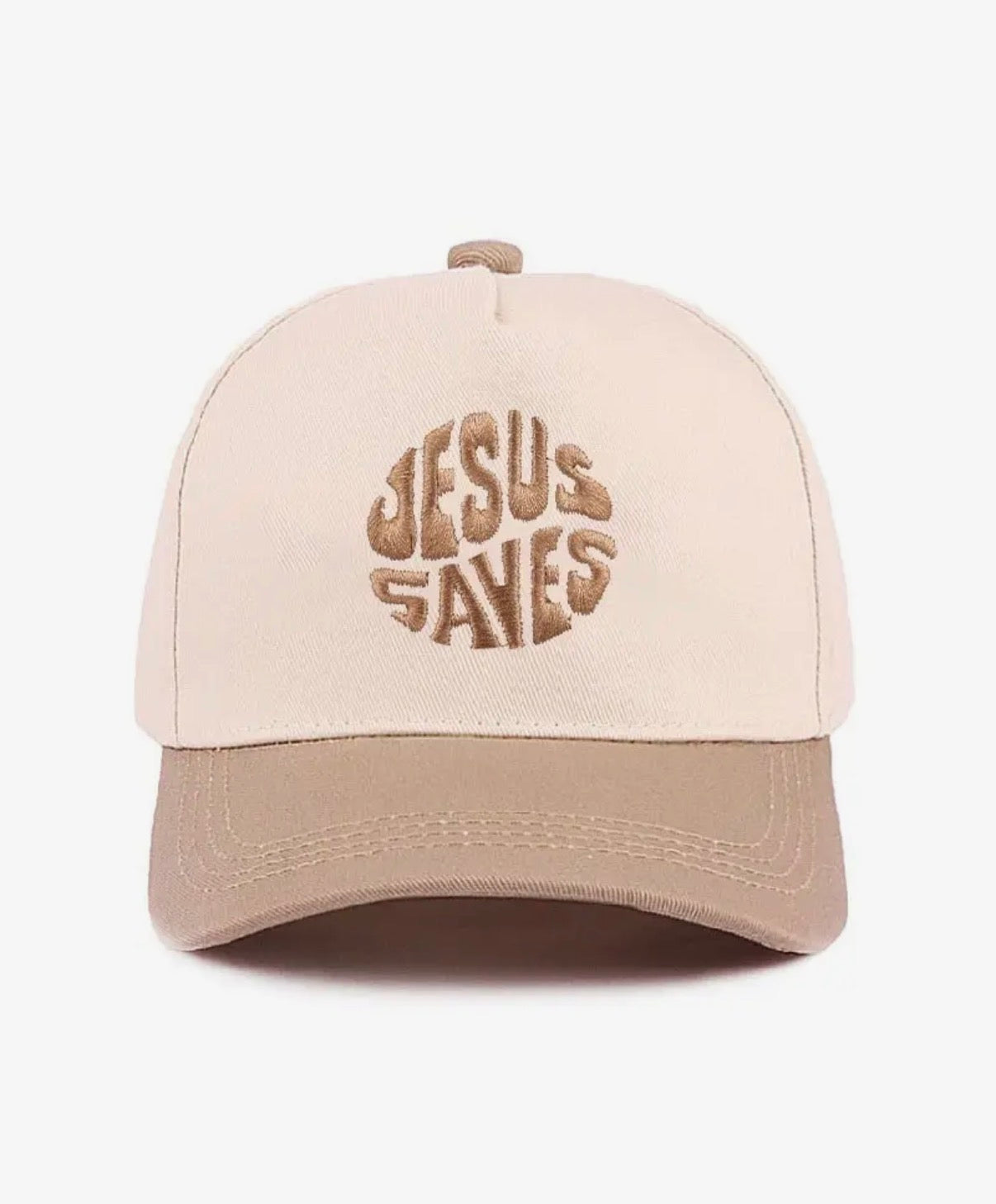 Jesus Saves Ash Mocha Hat