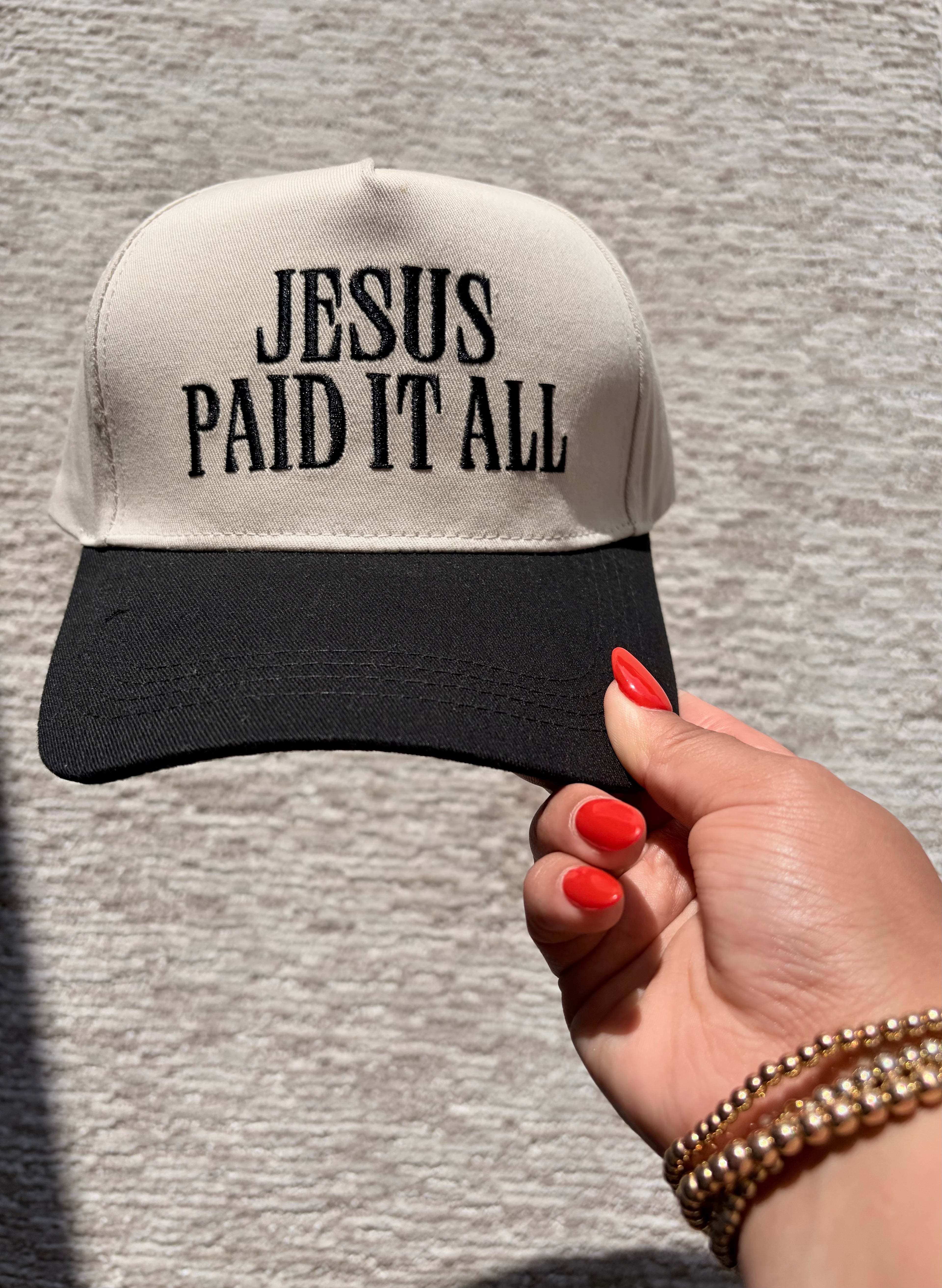Jesus Paid it all Hat