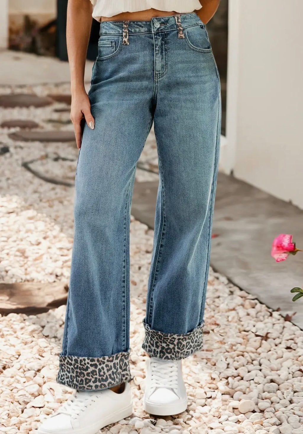 Wild at Heart Cuffed Jeans